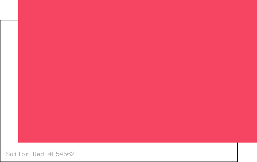 Red swatch #f54562